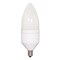 Satco 5W Torpedo Candelabra CFL Daylight 5000K fluorescent bulb - 25w Equal